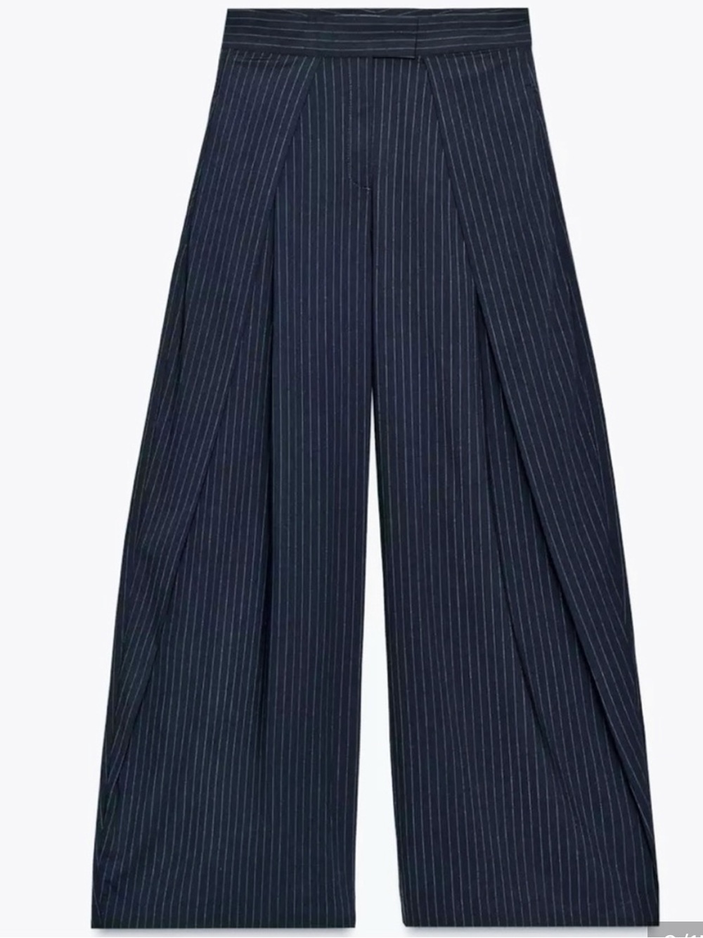 Zara Women’s Pinstripe Pleated Pants - NWT - Picture 3 of 10